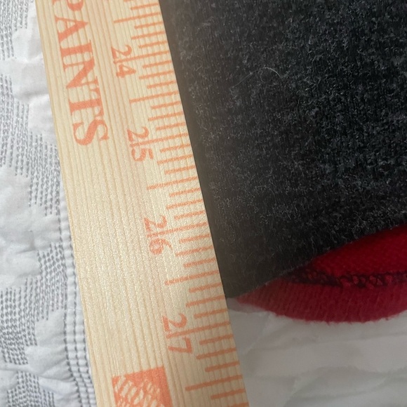 Patchwork up-cycled knit elastic waist full leg pants. All fabrics very soft. - Picture 7 of 16